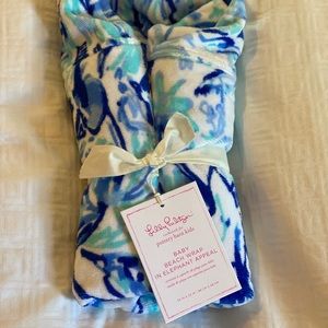 Lilly Pulitzer Baby Beach Wrap- Elephant Appeal